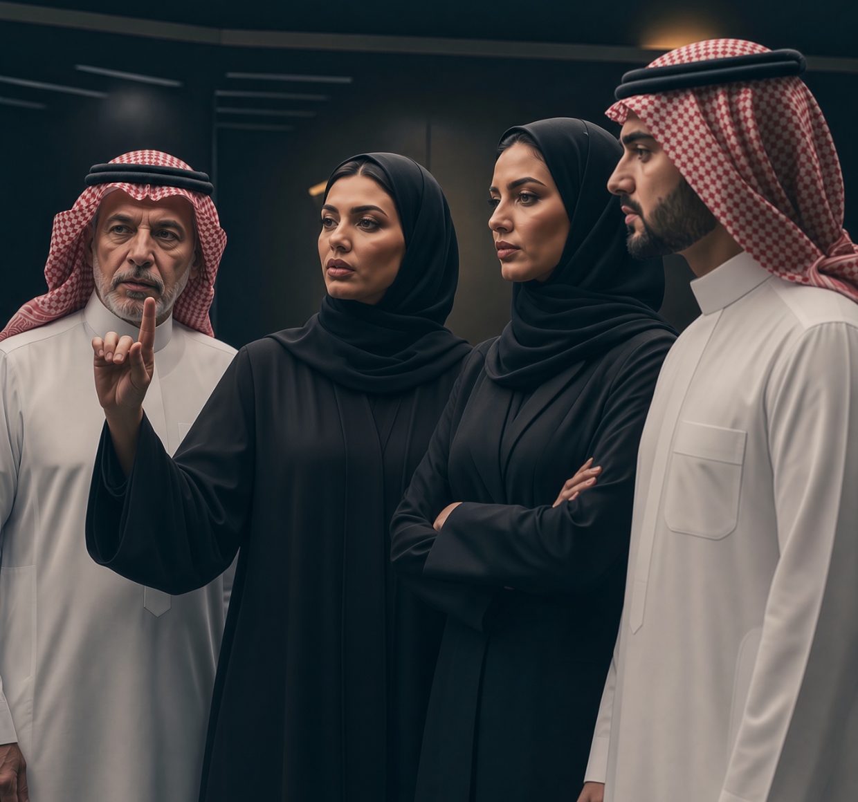 فريق مكتب يوسف البعيجان في جلسة استشارة